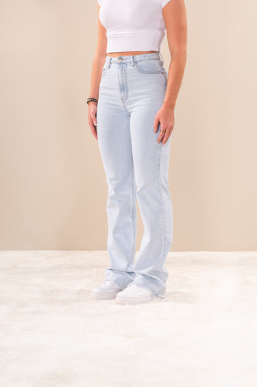 Lange wide leg jeans dames