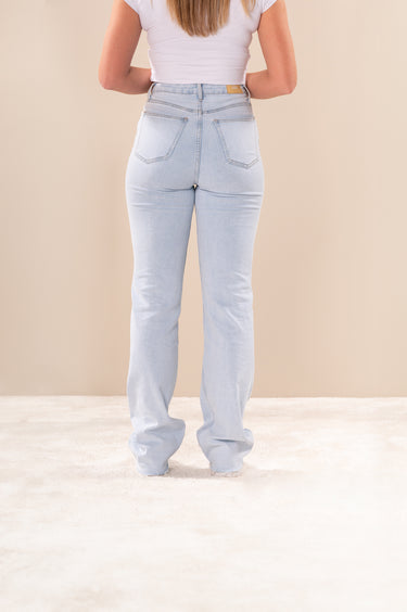 Lange wide leg jeans dames
