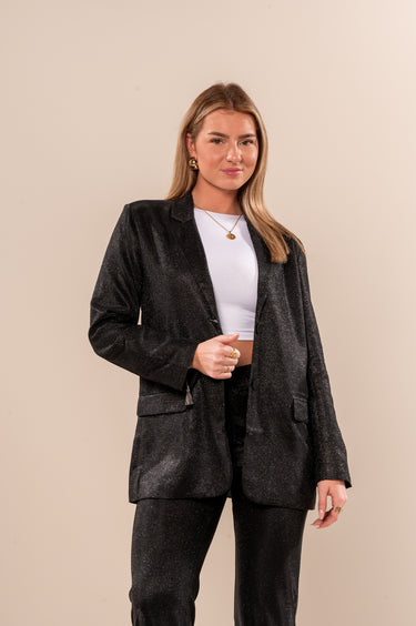 Blazer Sparkle zwart