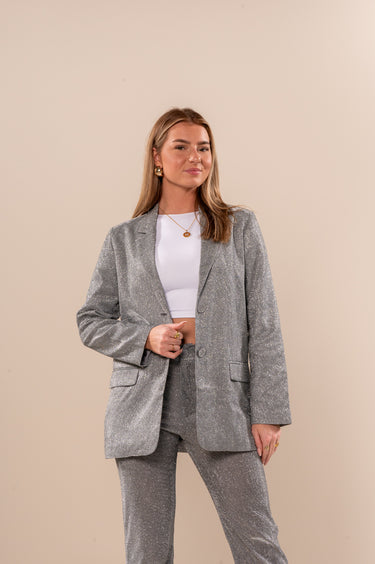 Blazer Sparkle zilver