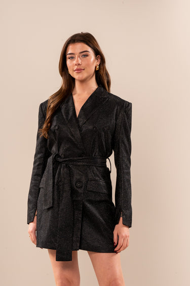 Blazer jurk Sprakle zwart