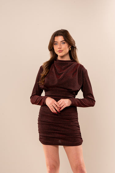 DJUUK JURK SPARKLE - BORDEAUX